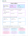 Add & Subtract 3 - Sample Page