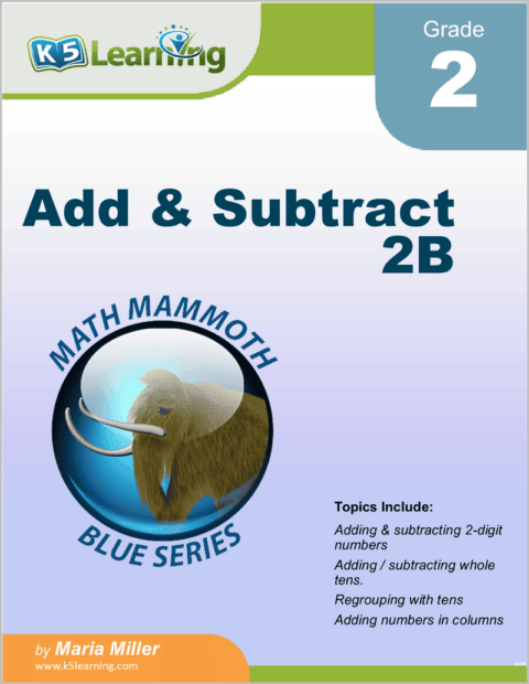 Addition and Subtraction Workbook for Grade 2 | K5 Bookstore