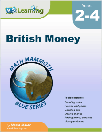 British Money Workbook For Kids