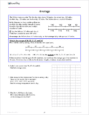 Data and Graphs - Sample Page