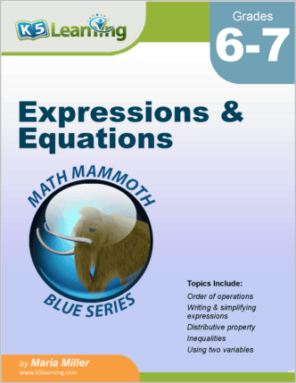 Expressions And Equations Workbook