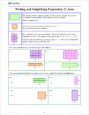 Expressions & Equations - Sample Page