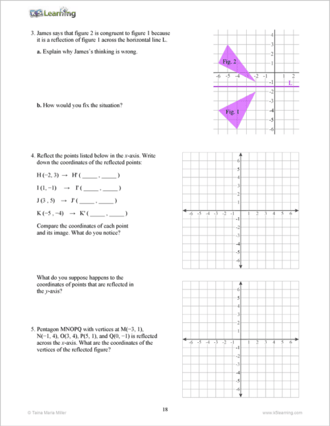 Geometry Workbook for Grades 6-8 | K5 Bookstore