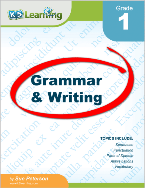 Grade 1 Grammar and Writing Workbook | K5 Bookstore