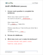 Reading, Level D - Sample Page