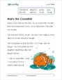 Reading, Level F - Sample Page