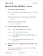 Reading, Level K (1) - Sample Page