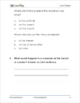 Reading, Level K (2) - Sample Page