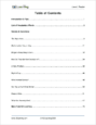 Reading, Level L (1) - Table of Contents
