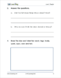 Reading, Level L (1) - Sample Page