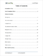 Reading, Level M (1) - Table of Contents