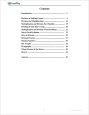 Division 1 - Table of Contents