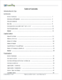 Grammar & Writing 3 - Table of Contents