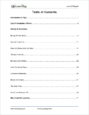 Reading, Level N (1) - Table of Contents