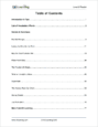 Reading, Level O (2) - Table of Contents