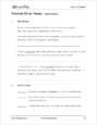 Reading, Levels Y and Z - Sample Page