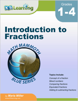 Introduction To Fractions Workbook