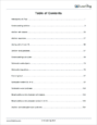 Addition and Subtraction - Table of Contents