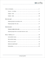 Measurement, Time & Money - Table of Contents