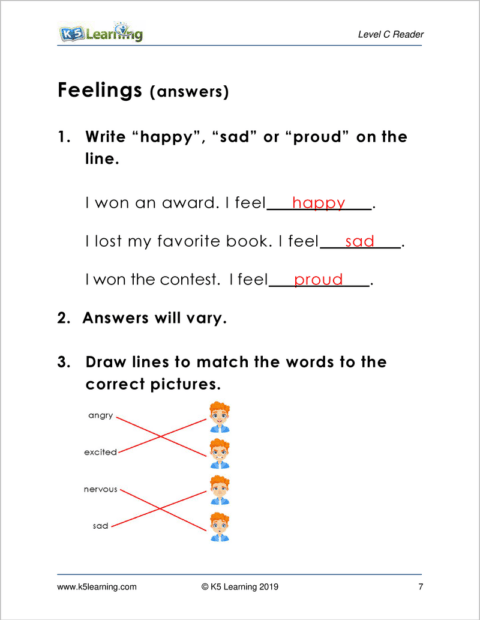 Kindergarten Reading Workbook Level C K5 Bookstore