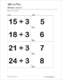 Math Facts Flashcards - Sample Page