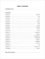 Picture Crosswords - Table of Contents