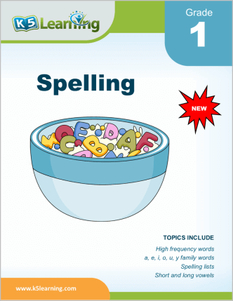 Spelling Workbook for Grade 1