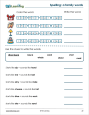 Spelling Workbook for Grade 1 - Sample Page