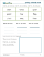 Spelling Workbook for Grade 1 - Sample Page