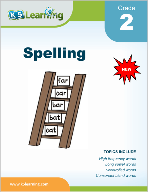 Spelling Workbook for Grade 2 | K5 Bookstore