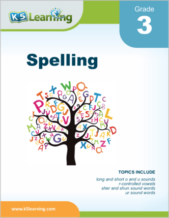 Spelling Workbook For Grade 3