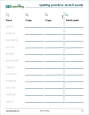 Spelling 4 - Sample Page