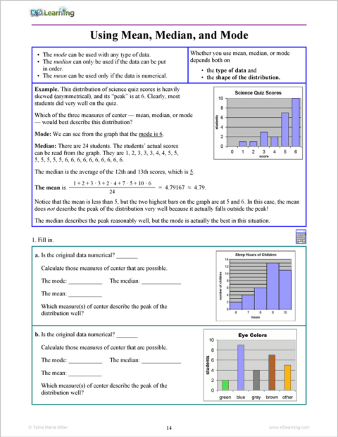 Statistics and Probability Workbook | K5 Bookstore