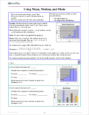 Statistics & Probability - Sample Page