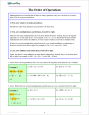 The Four Operations - Sample Page