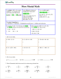 The Four Operations - Sample Page