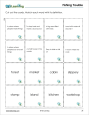 Vocabulary 1 - Sample Page