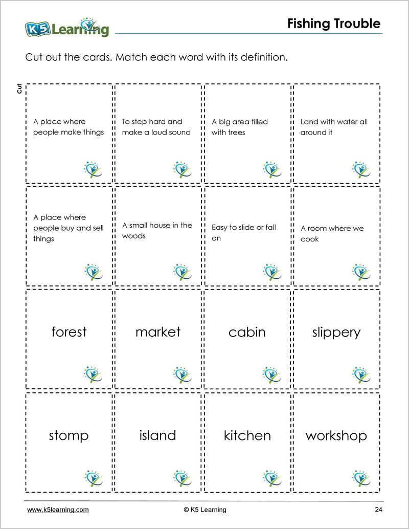 Vocabulary 1 - Sample Page