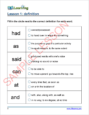 Vocabulary 1 - Sample Page