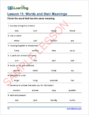 Vocabulary 2 - Sample Page