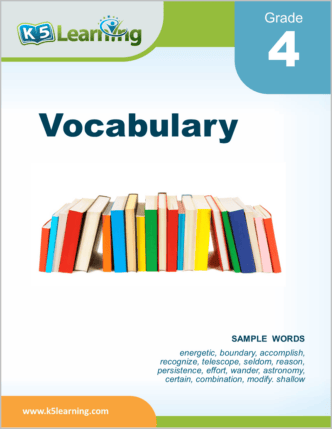 Vocabulary Workbook For Grade 4