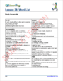 Vocabulary 4 - Sample Page