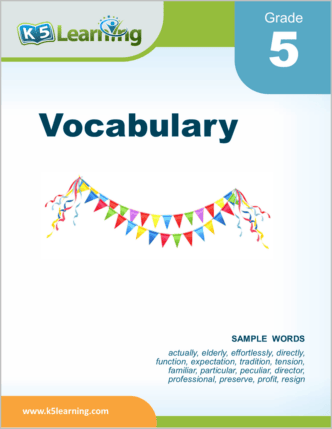 Vocabulary Workbook For Grade 5
