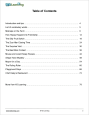 Kindergarten Vocabulary - Table of Contents
