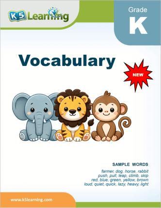 Kindergarten Vocabulary Workbook